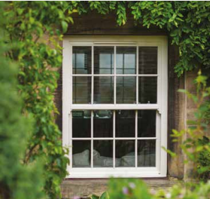 PVCu sliding sash