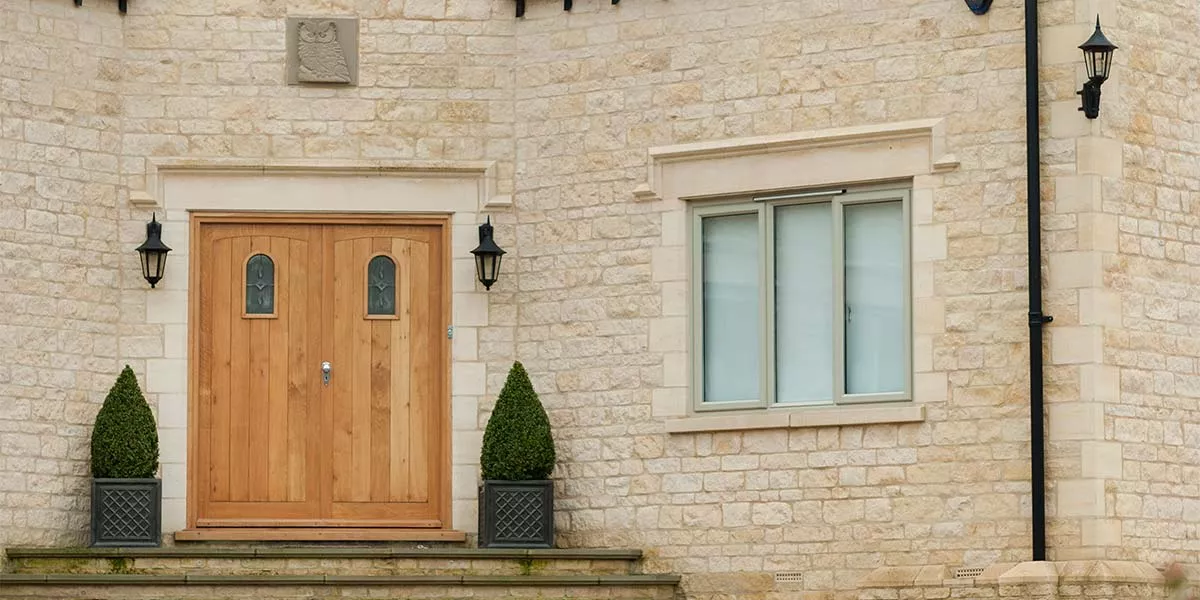 Green Aluminium Windows