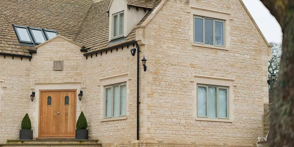 Green Aluminium Windows