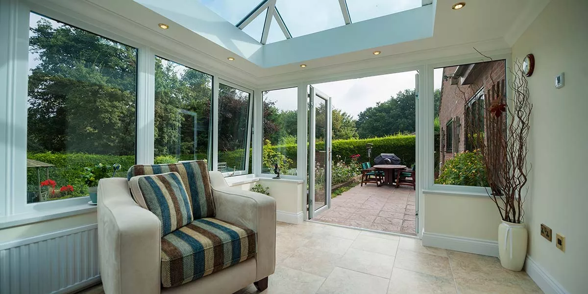 Edwardian Conservatory Internal View To Garden