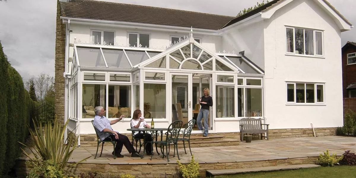 P Shaped Gable Conservatory