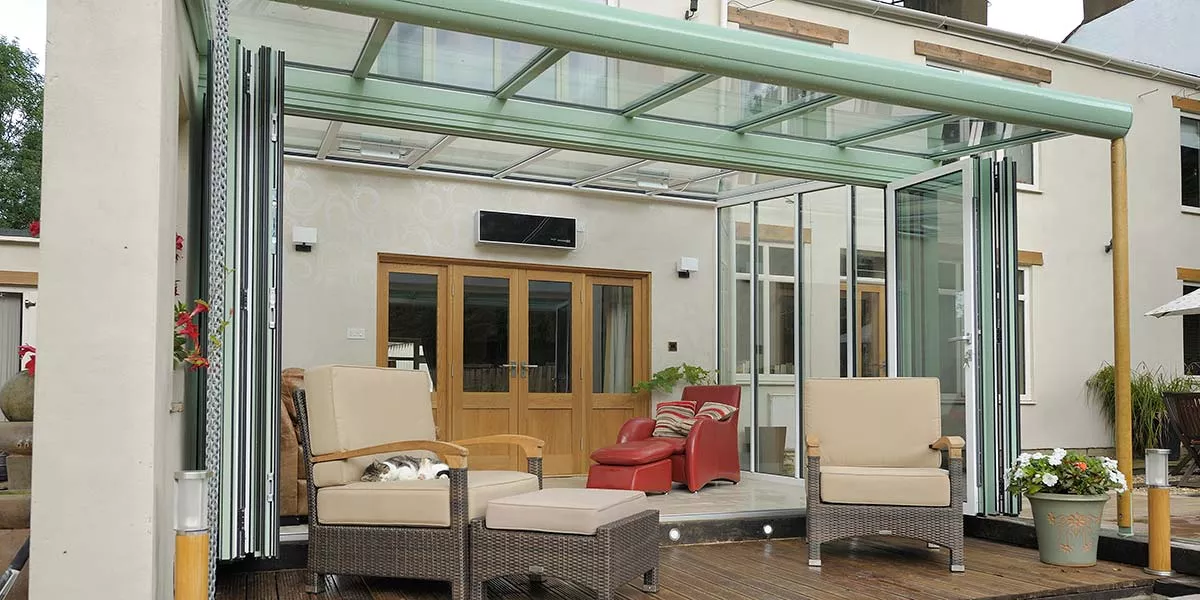 Glass Extension with Bi-Folding Doors