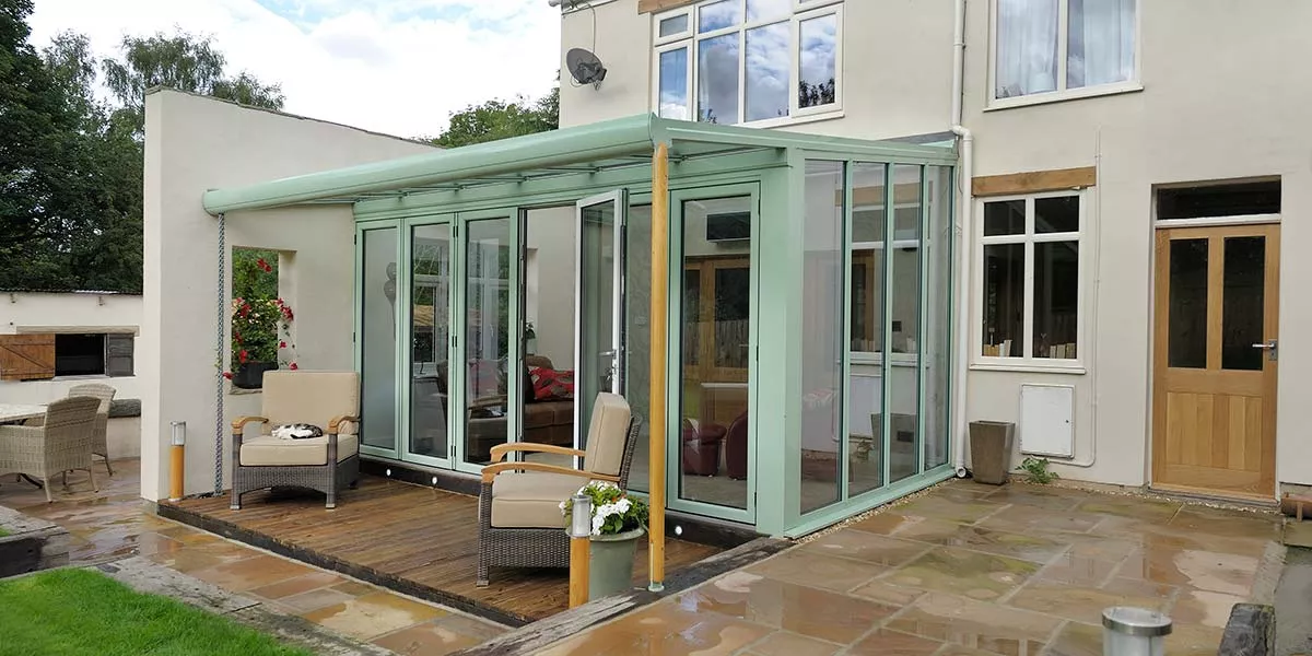 Glass Extension with Bi-Folding Doors