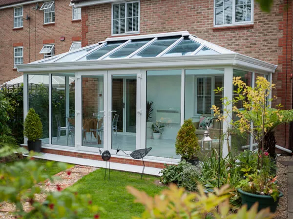 Modern White Conservatory