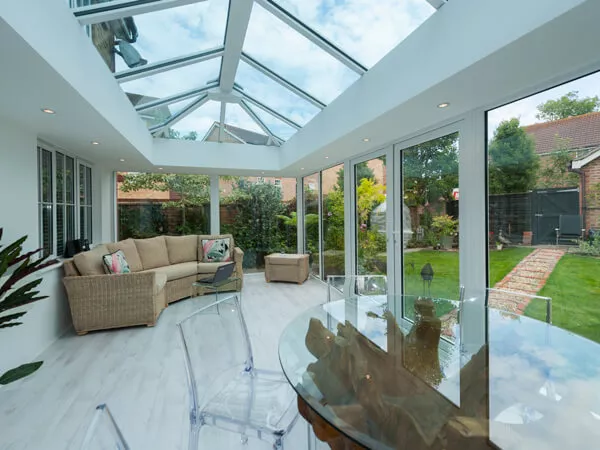 Modern White Conservatory
