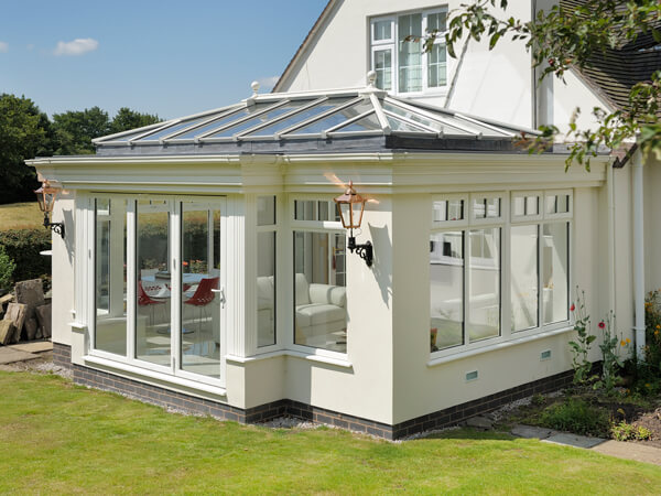 Lantern Roof Orangery with Bi-Folds