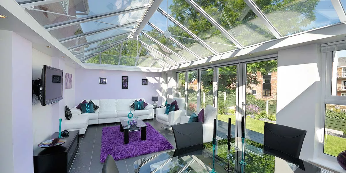 Large Orangery Design Internal View To Garden