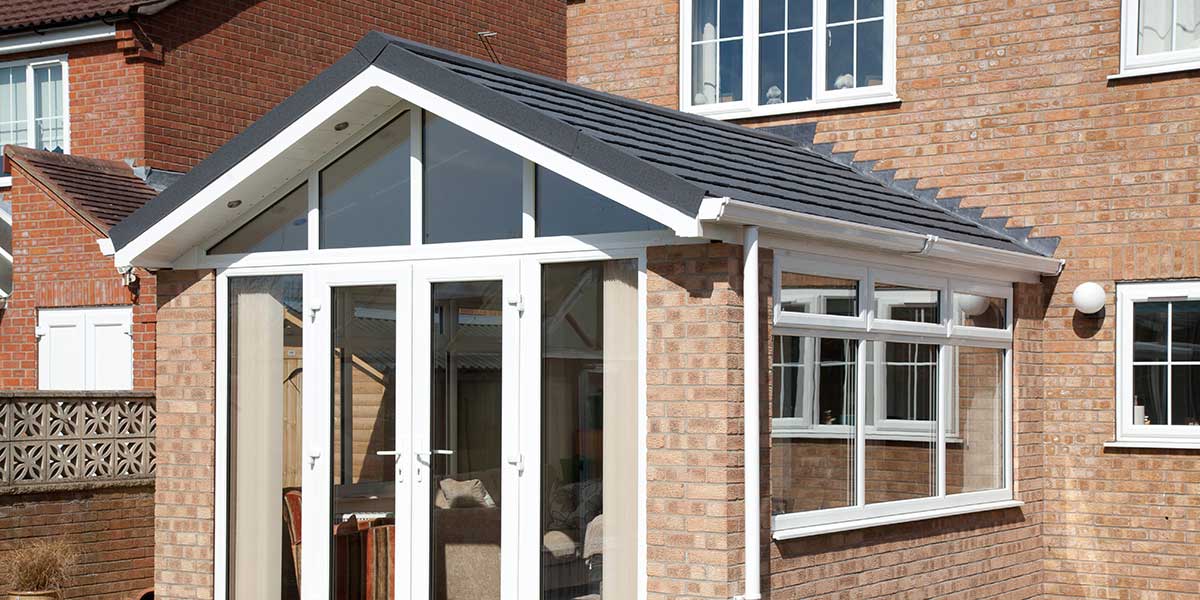 Tiled Roof Orangery with French Doors