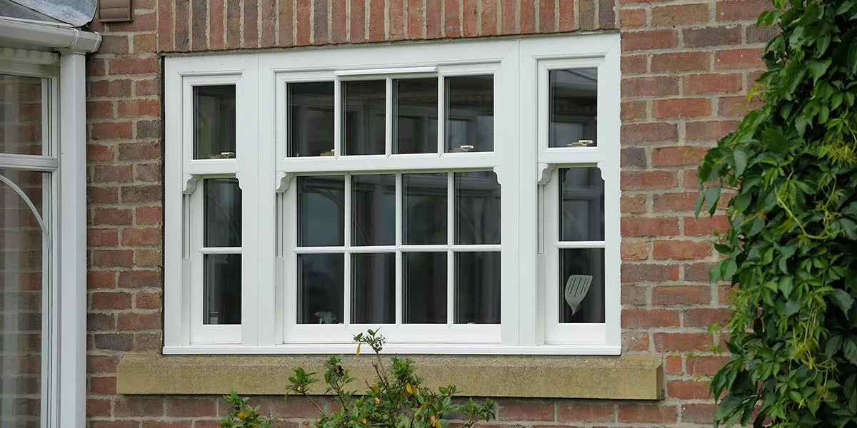 Sash Windows with Georgian Bar Finish