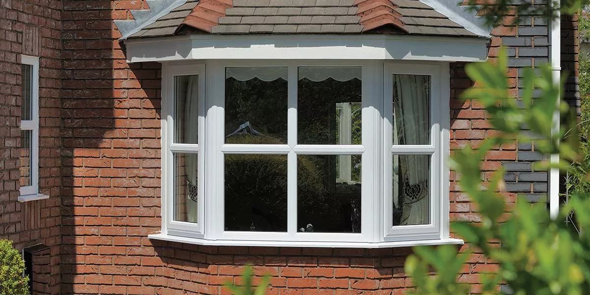 White UPVC Bay Windows